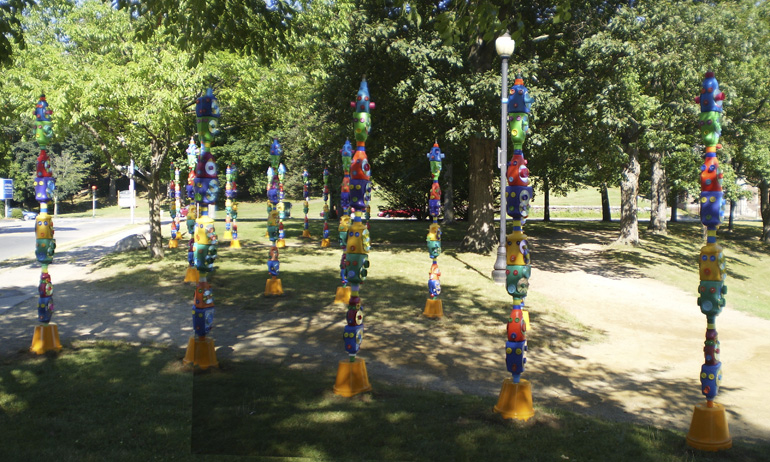 Totems in Elm Park